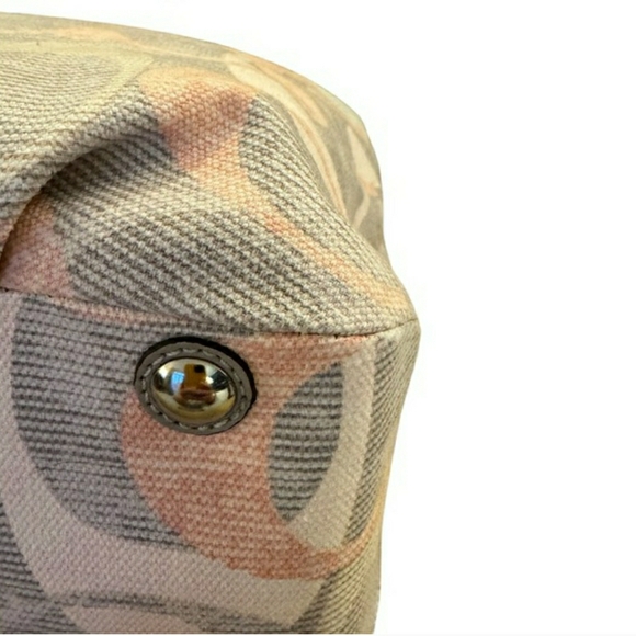 NWT! Coach Soho Signature Optic Linen North South Tote (Retail $378) - Picture 8 of 16